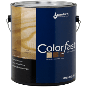Colorfast pre-stain